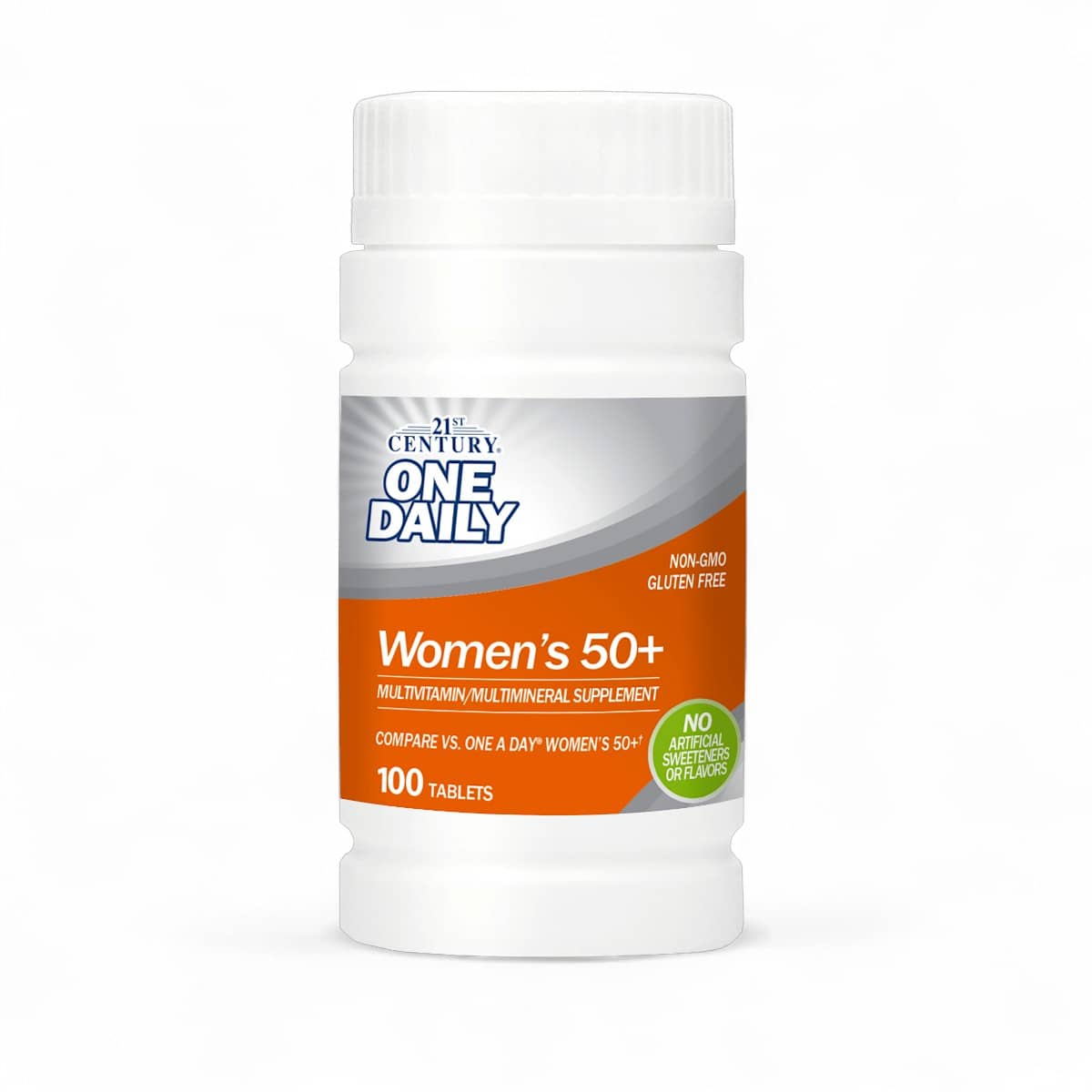 21st Century, One Daily, Women's 50+, Multivitamin Multimineral, 100 Tablets 1