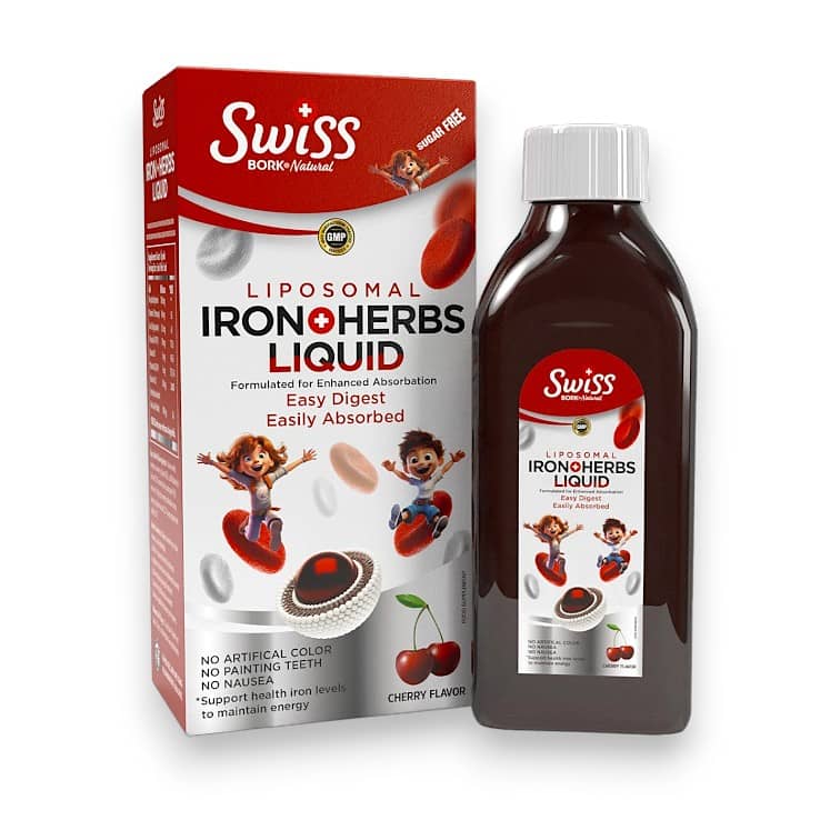 BORK, Swiss Liposomal Iron Herbs Liquid, 150 ml 1