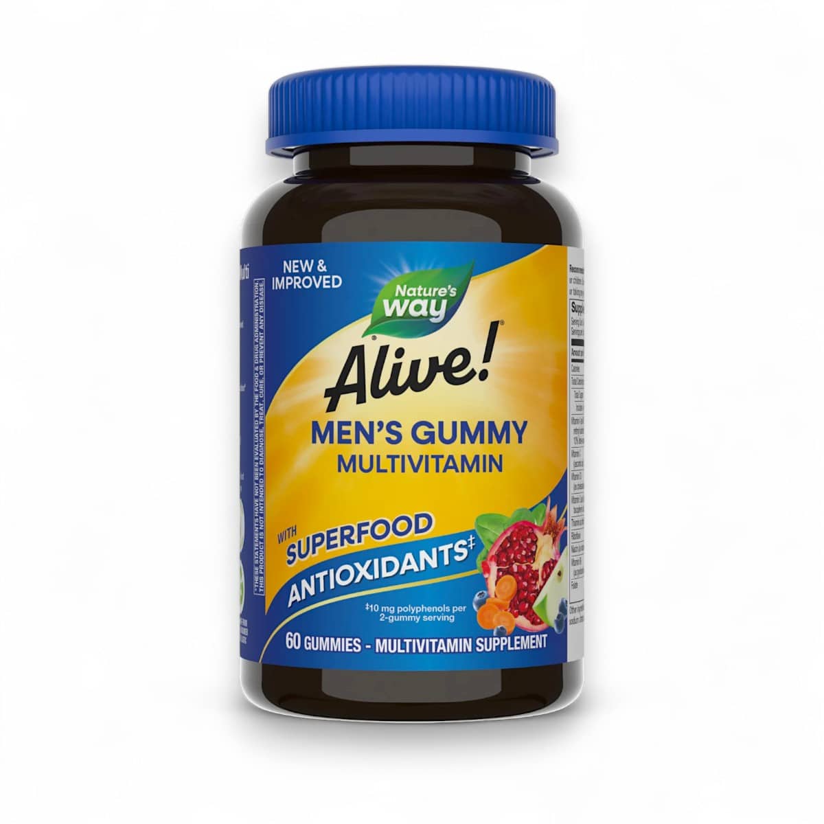 Nature's Way, Alive!® Men's Gummy Multivitamin, Fruit, 60 Gummies 1