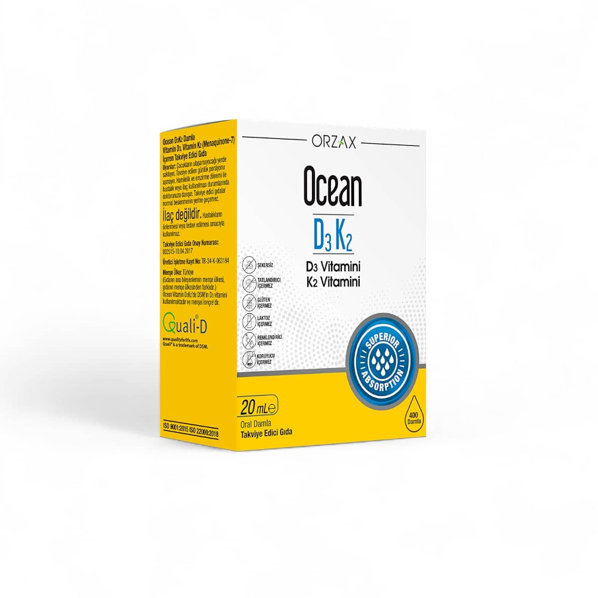 Ocean, D3+K2, 20 ml 1