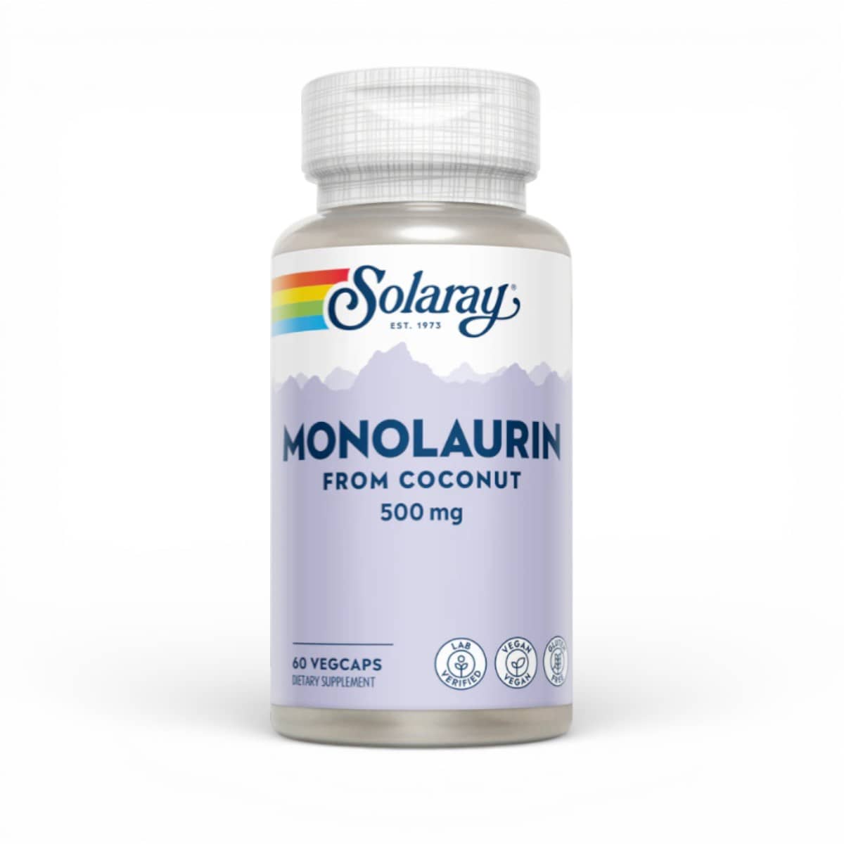 Solaray, Monolaurin, Immune System, 500 mg, 60 vegcaps 1
