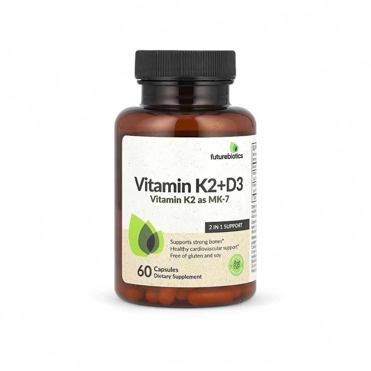 Futurebiotics, Vitamin K2 + D3, 60 Capsules 1