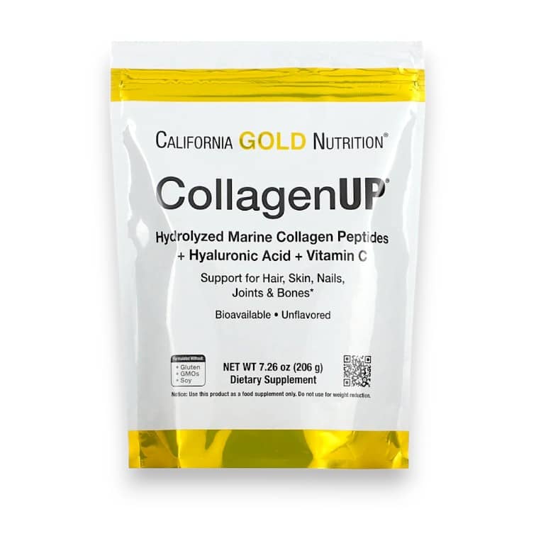California Gold Nutrition, CollagenUP, Hydrolyzed Marine Collagen Peptides with Vitamin C, Unflavored, 7.26 oz (206 g) 1