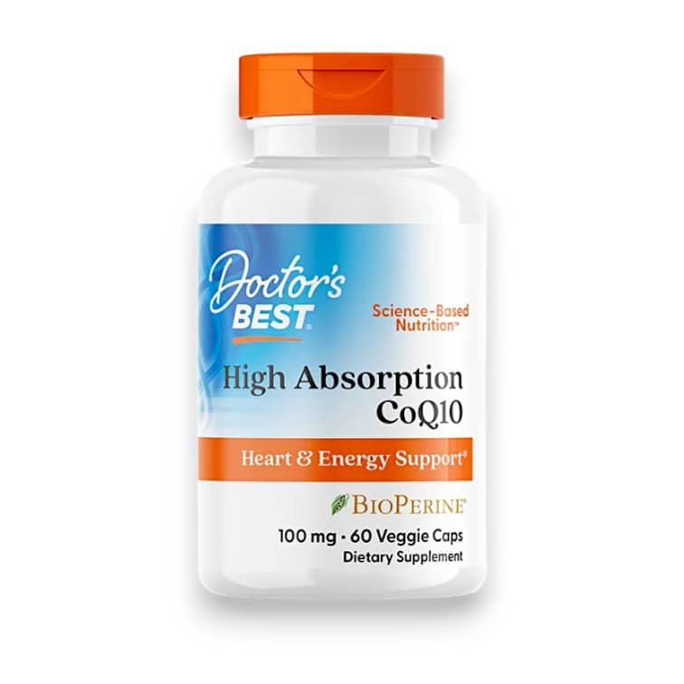 Doctor's Best, High Absorption CoQ10 with BioPerine, 100 mg 60 Veggie Caps 1