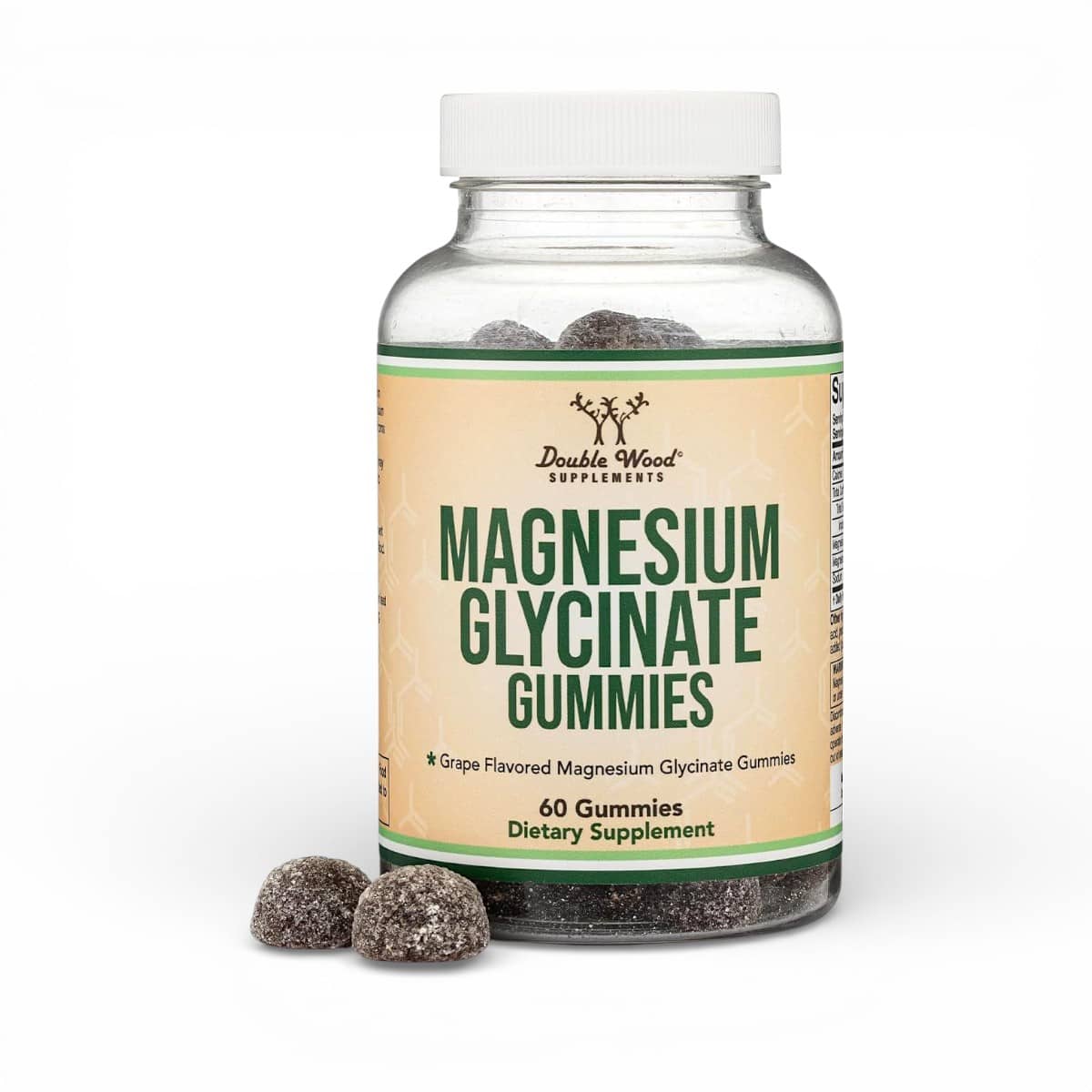Double Wood, Magnesium Glycinate , 60 gummies 1