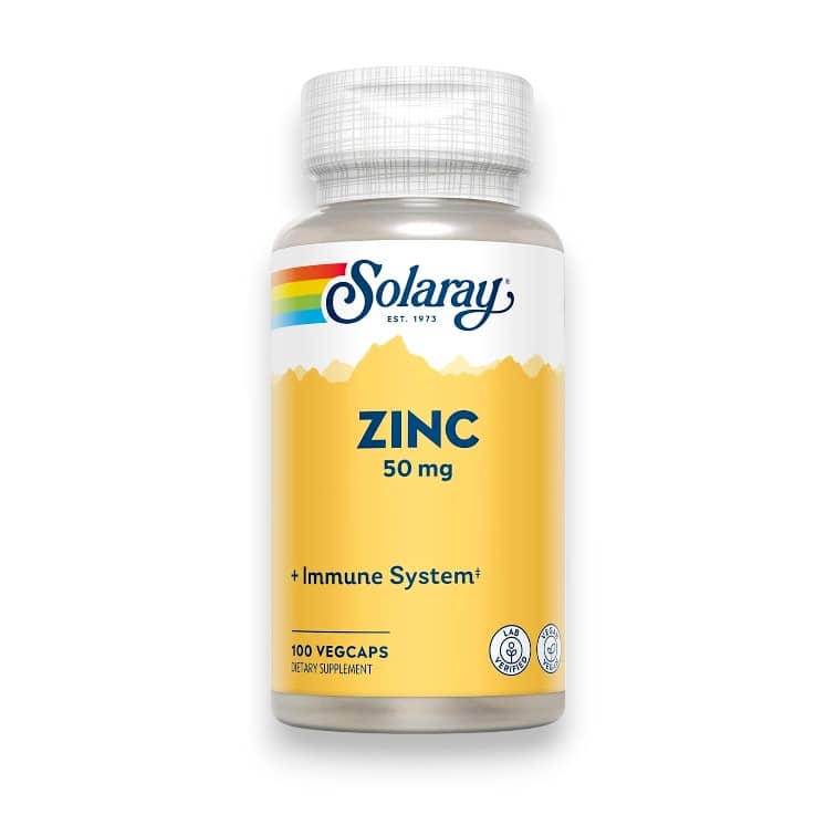 Solaray, Zinc, 50 mg, 100 VegCaps 1
