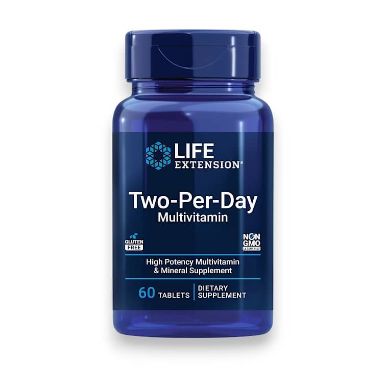 Life Extension, Two-Per-Day Multivitamin, 60 Tablets 1