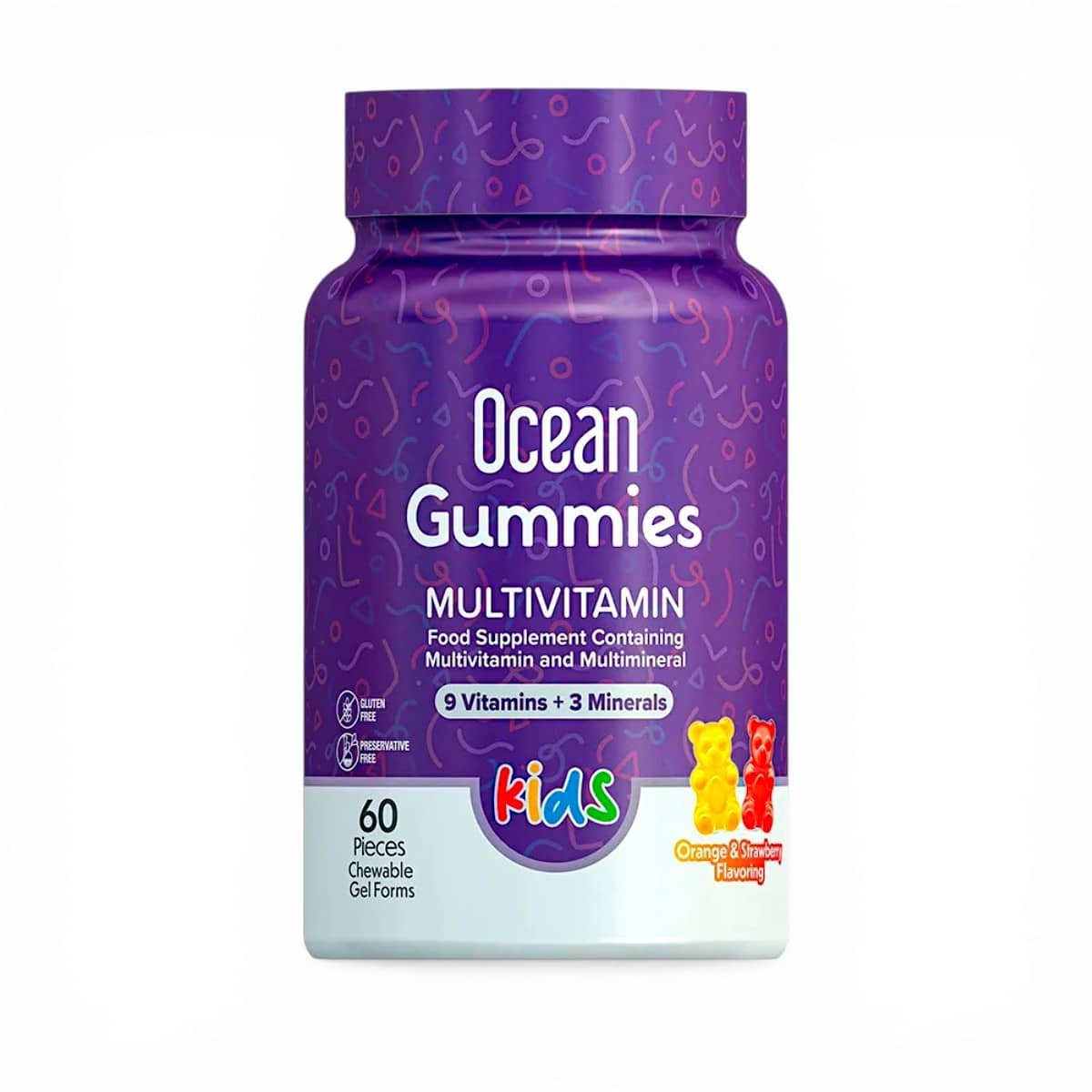 OCEAN, GUMMIES MULTIVITAMIN KIDS 60 GUM 1