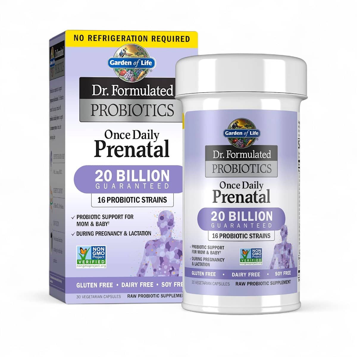 Garden of Life, Dr. Formulated Probiotics, Once Daily Prenatal (no refrigeration required), 30 Vegetarian Capsules 1