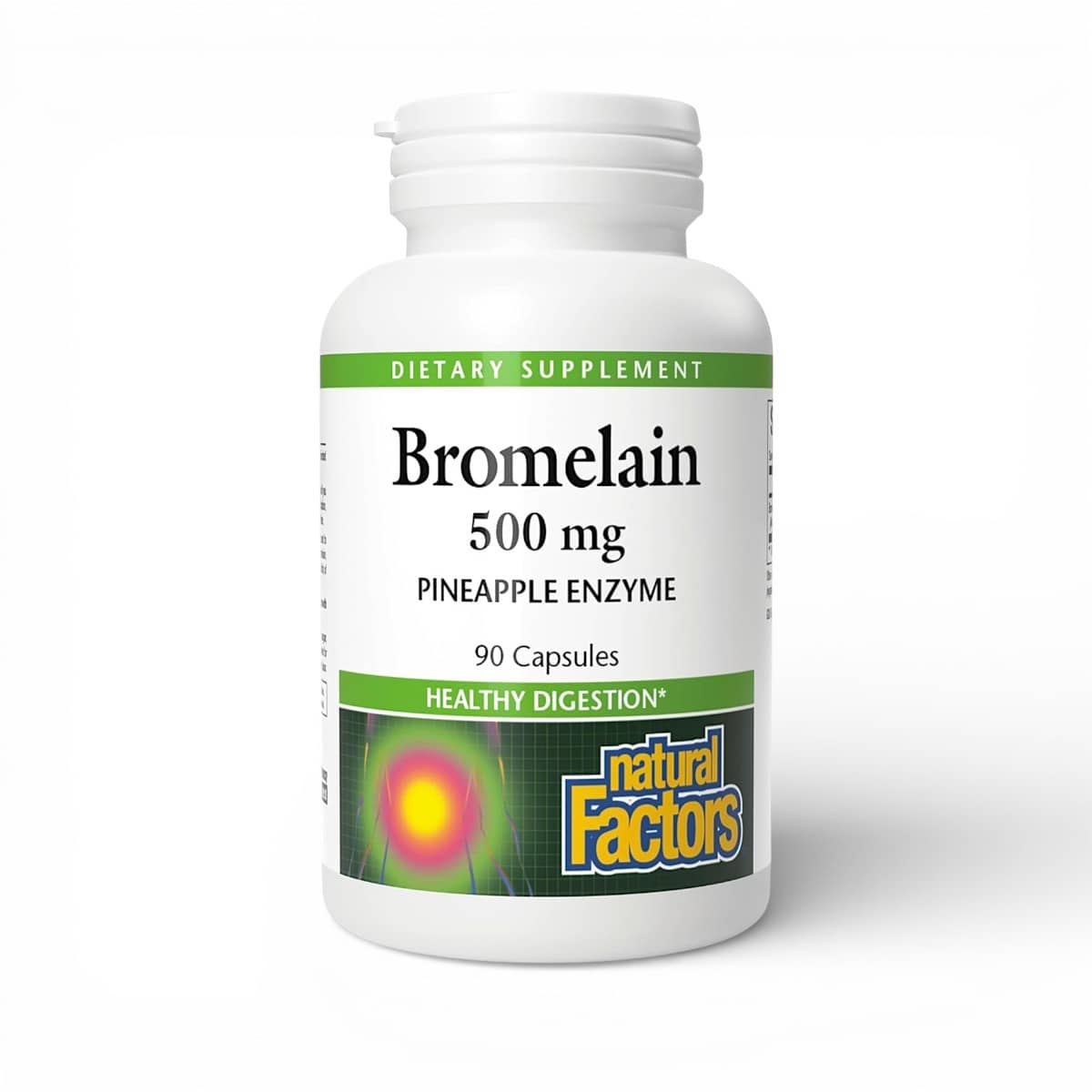 Natural Factors, Bromelain, 500 mg, 90 Capsules 1