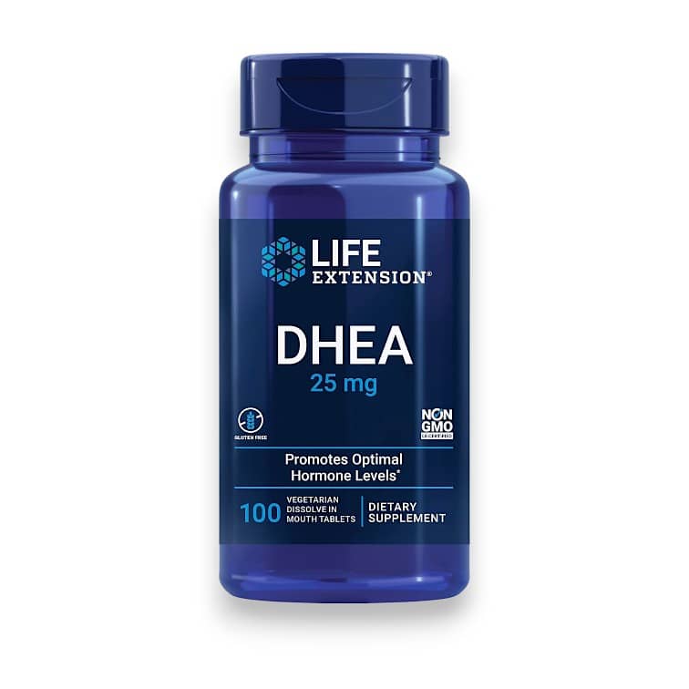Life Extension, DHEA, 25 mg, 100 Capsules 1