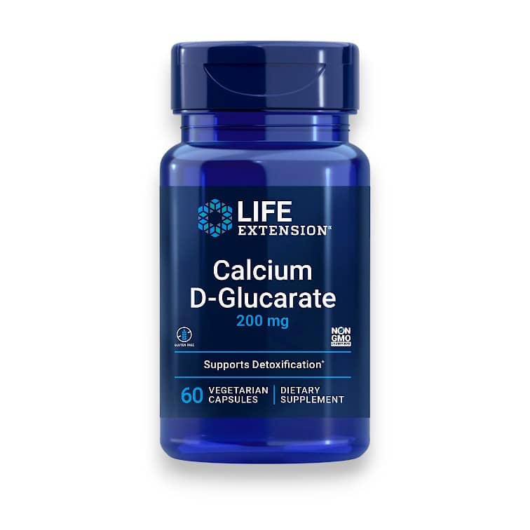 Life Extension, Calcium D-Glucarate, 200 mg, 60 Vegetarian Capsules 1
