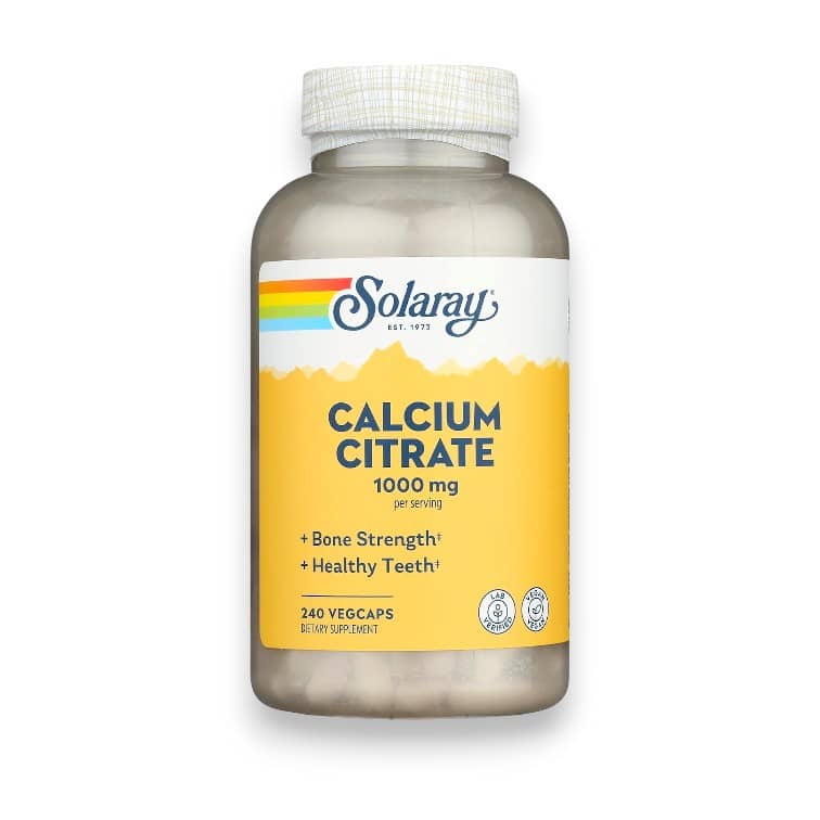 Solaray, Calcium Citrate, 1,000 mg, 240 VegCaps (250 mg per Capsule) 1