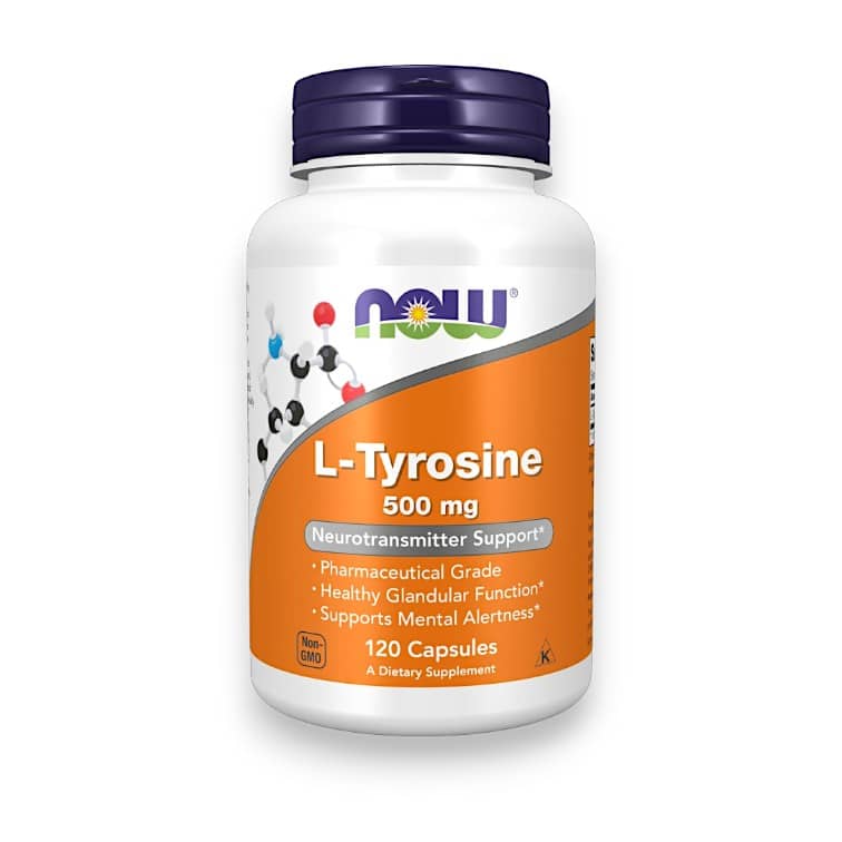 NOW Foods, L-Tyrosine, 500 mg, 120 capsules 1