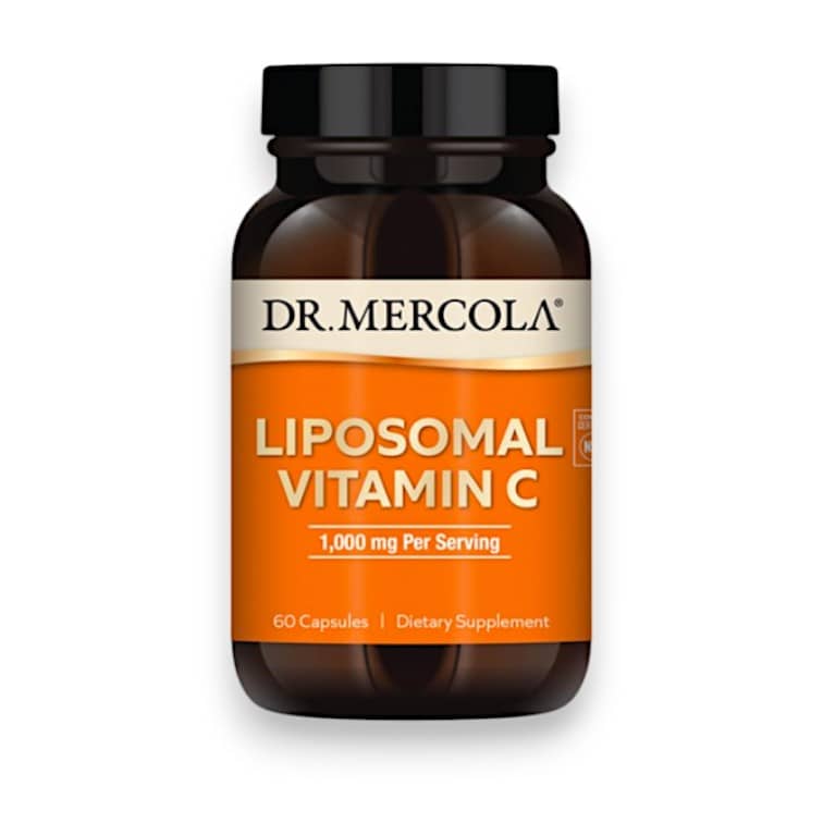 Dr. Mercola, Liposomal Vitamin C, 1,000 mg, 60 Capsules (500 mg per Capsule) 1