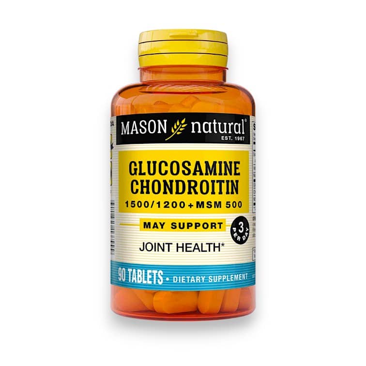 Mason Natural, Glucosamine Chondroitin + MSM, 90 Tablets 1