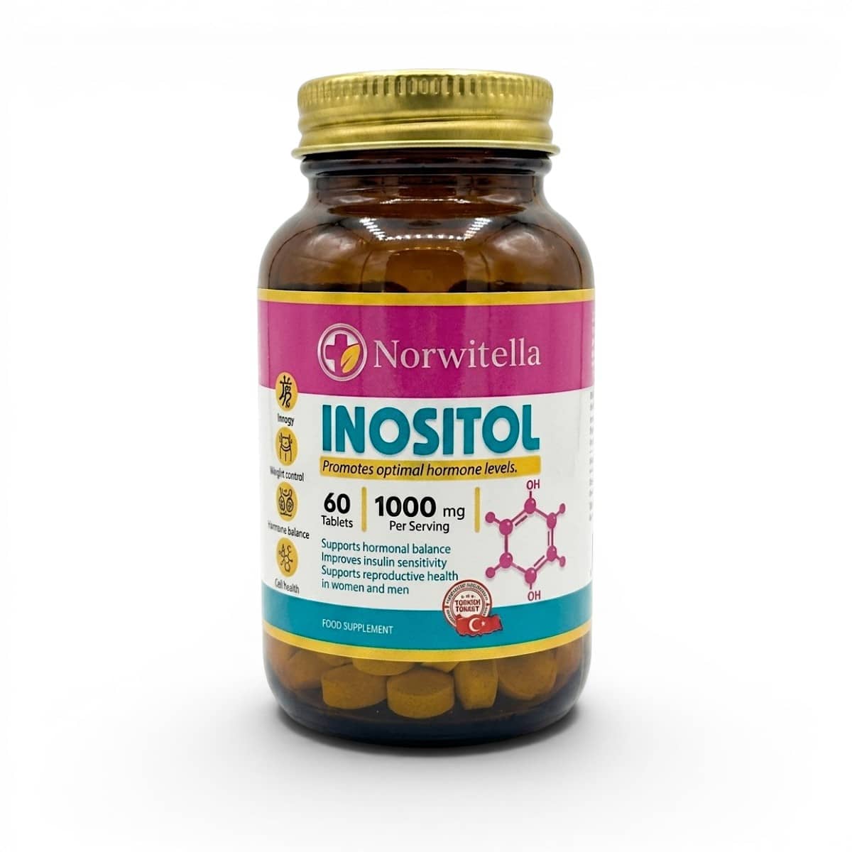 Norwitella, Inositol, 60 tablets 1