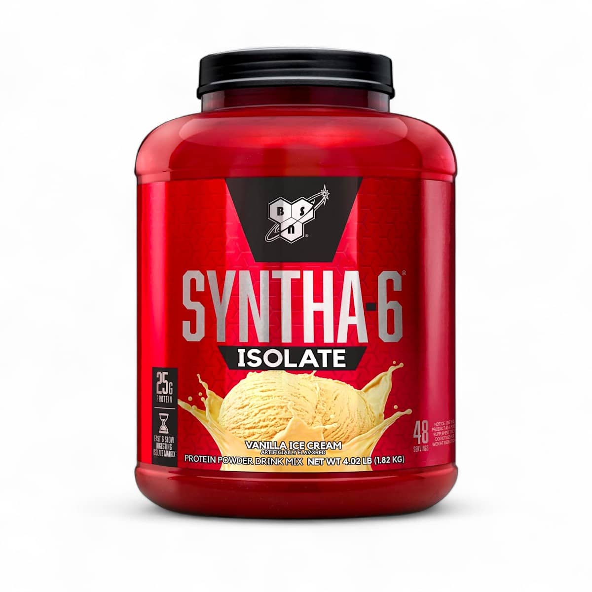 BSN, Syntha-6® Isolate, Protein Powder Drink Mix, Vanilla Ice Cream, 4.02 lbs (1.82 kg) 1
