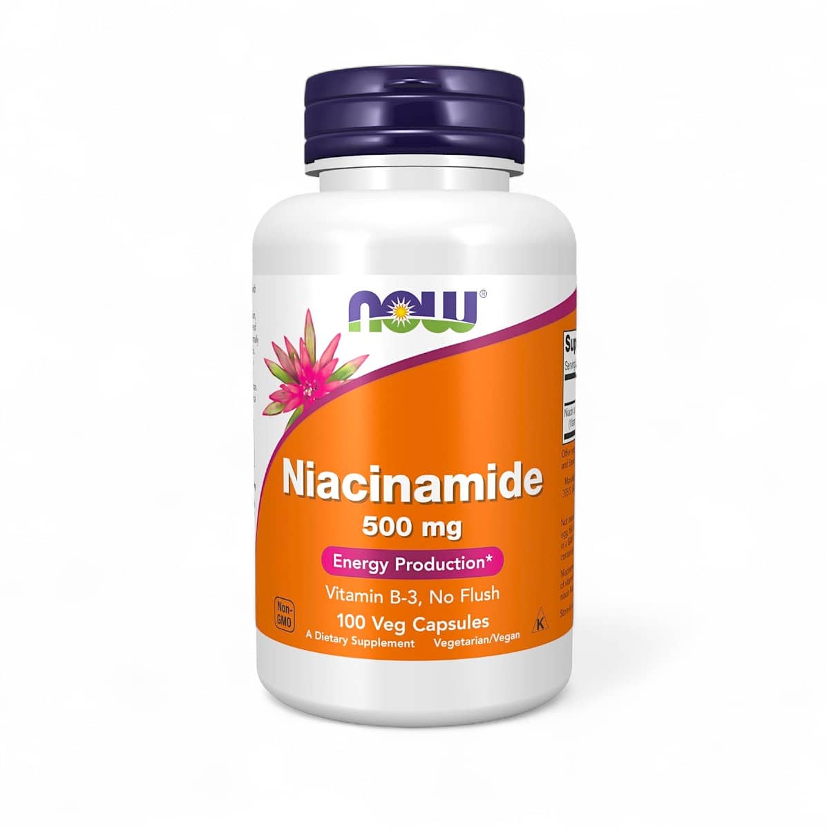 NOW Foods, Niacinamide, 500 mg, 100 Veg Capsules 1