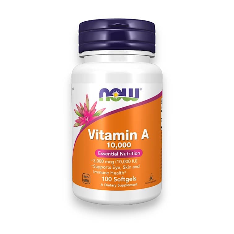 NOW Foods, Vitamin A, 10,000 IU, 100 Softgels 1