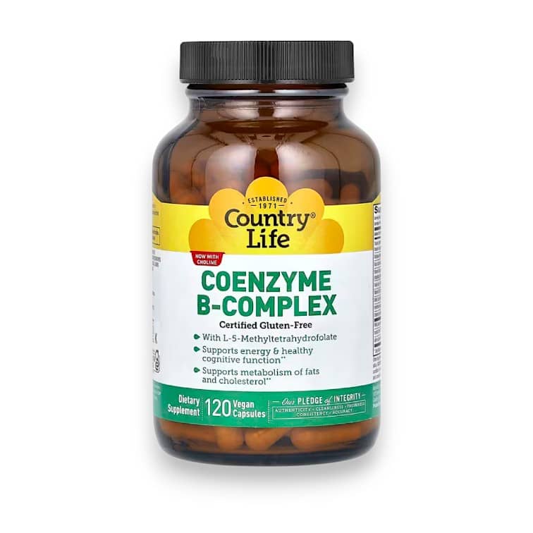 Country Life, Coenzyme B-Complex, 120 Vegan Capsules 1