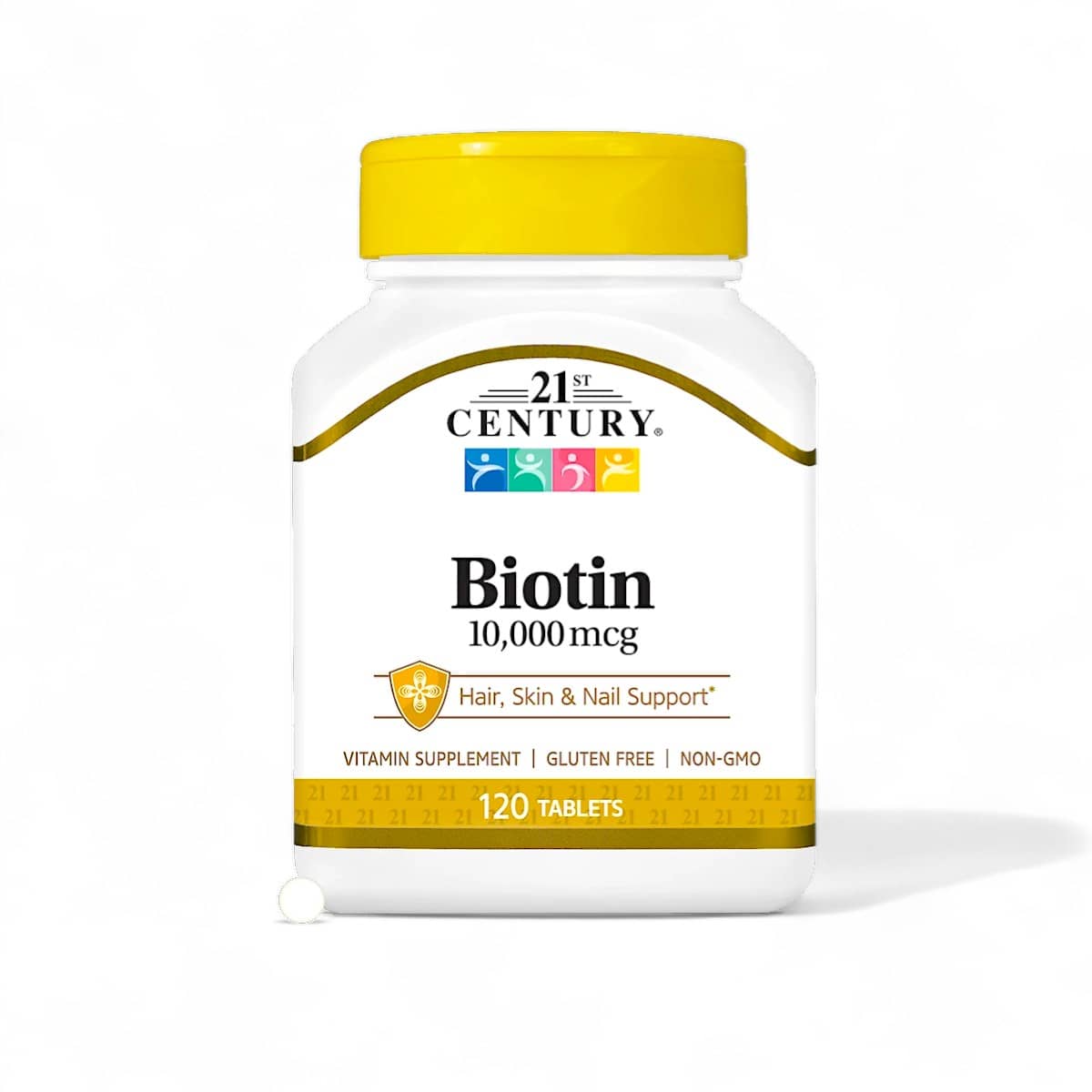 21st Century, Biotin, 10,000 mcg, 120 Tablets 1