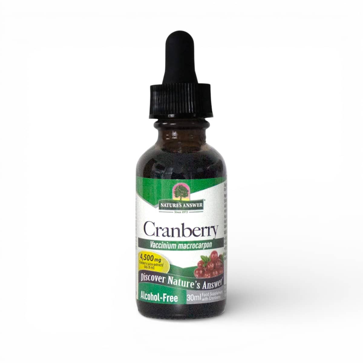 Nature's Answer, Cranberry Extract, Alcohol-Free, 2,000 mg, 1 fl oz (30 ml) 1