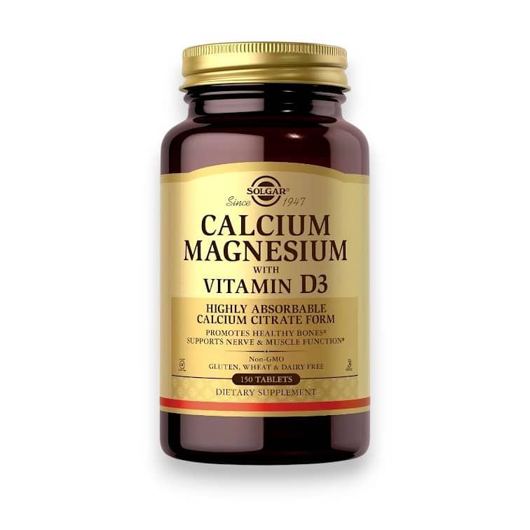 Solgar, Calcium Magnesium with Vitamin D3, 150 Tablets 1