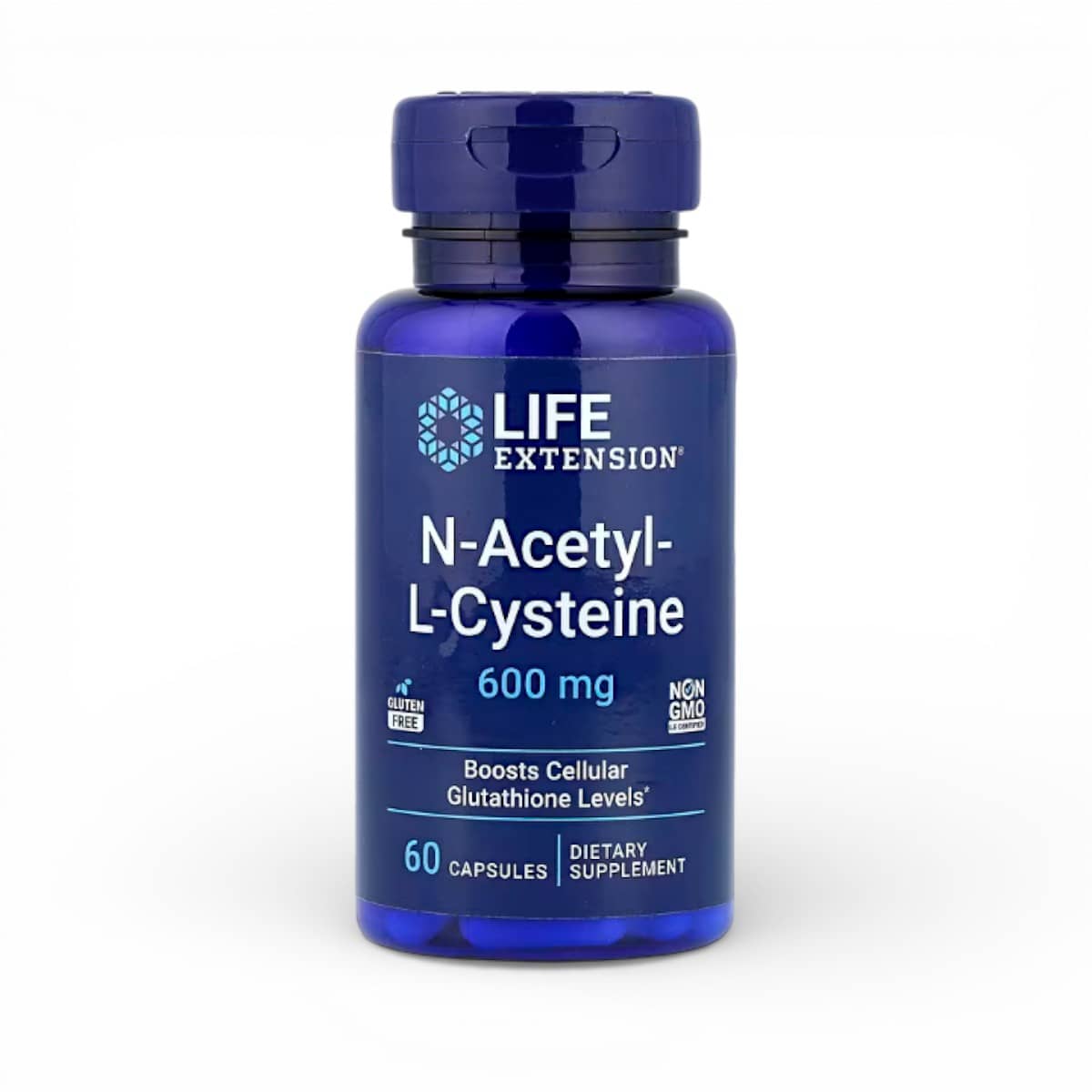Life Extension, N-Acetyl-L-Cysteine, 600 mg, 60 Capsules 1