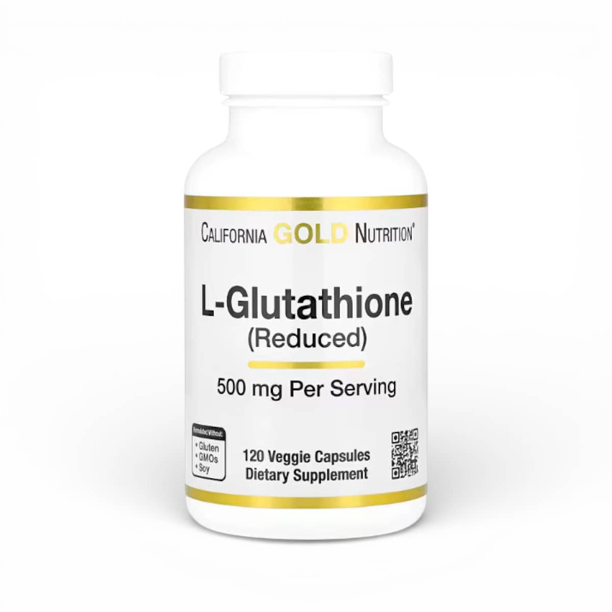 California Gold Nutrition, L-Glutathione (Reduced), 500 mg, 120 Veggie Capsules 1