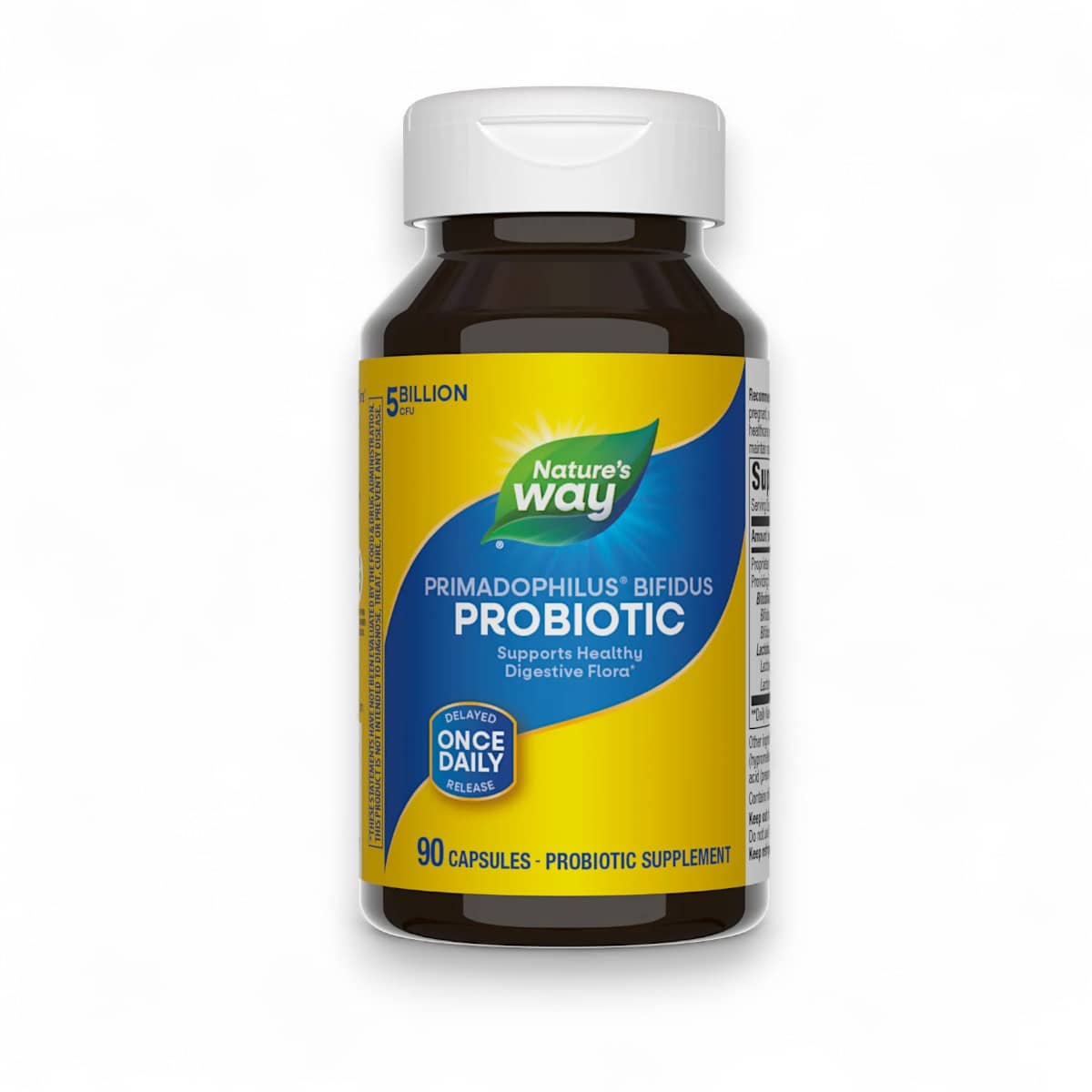 Nature's Way, Primadophilus® Bifidus Probiotic, 5 Billion CFU, 90 Capsules 1