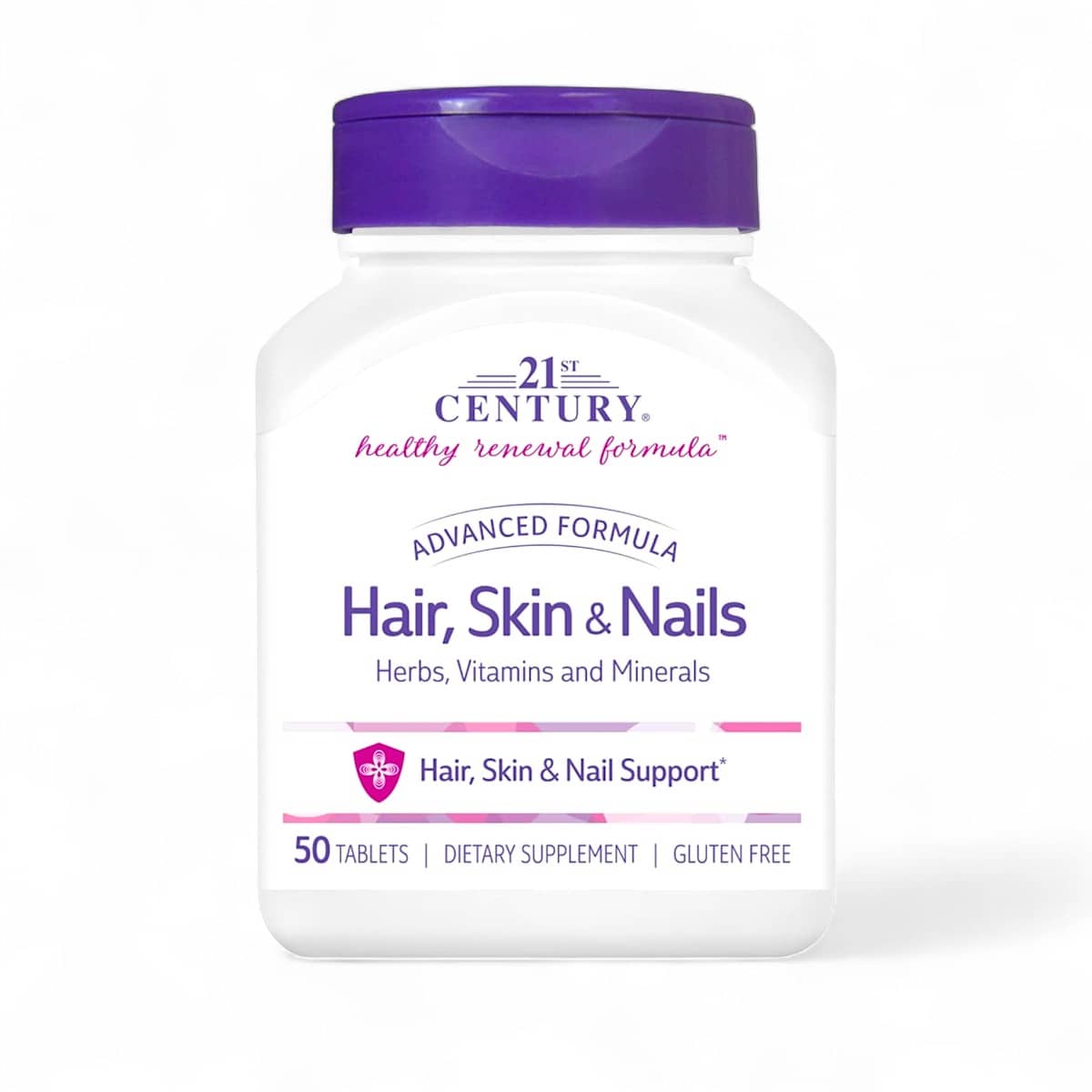 21st Century, Advanced Formula Hair, Skin & Nails, 50 Tablets 1