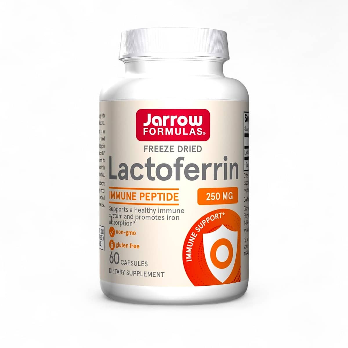 Jarrow Formulas, Lactoferrin, Freeze Dried, 250 mg, 60 Capsules 1