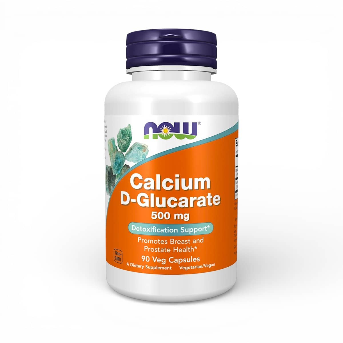 NOW Foods, Calcium D-Glucarate, 500 mg, 90 Veg Capsules 1