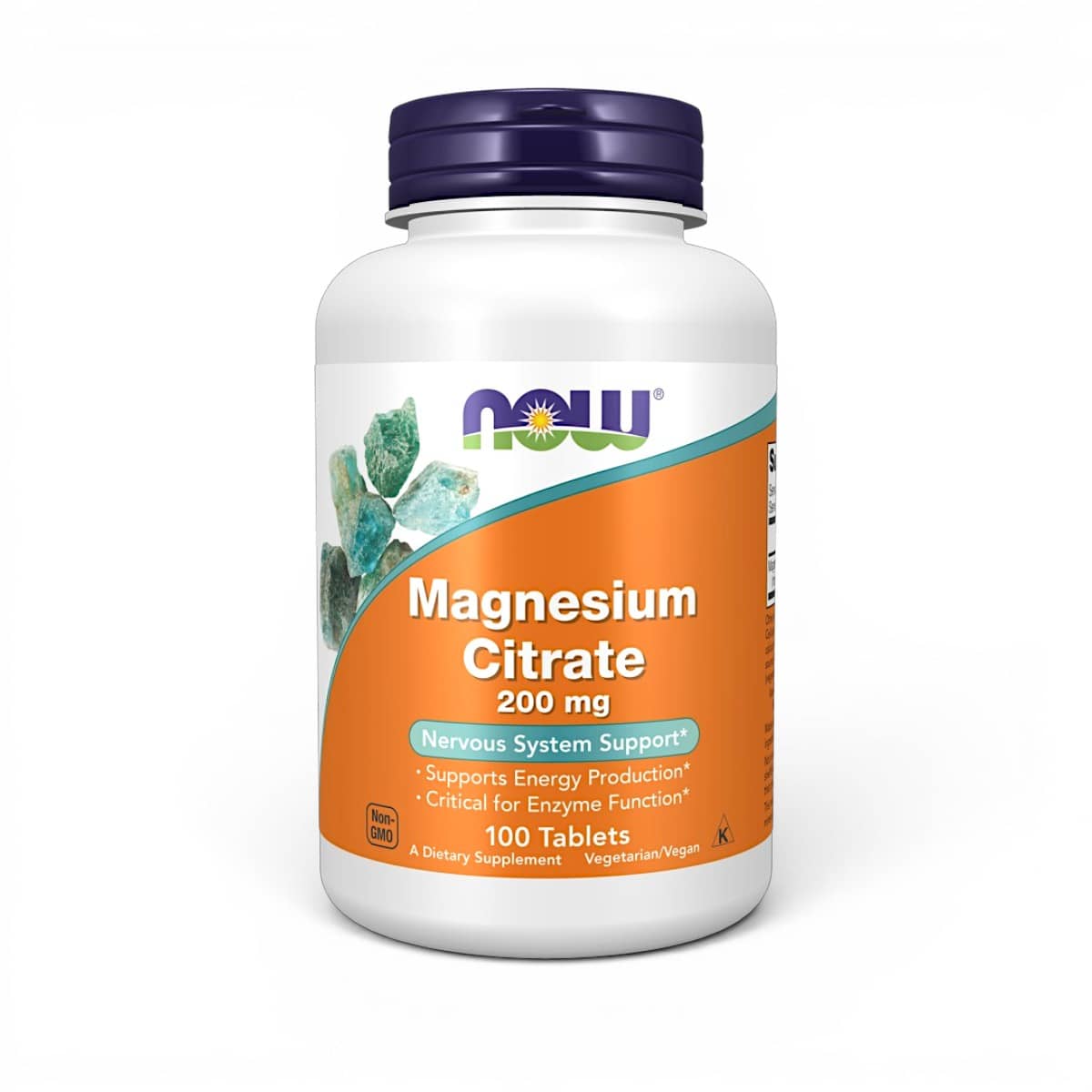 NOW Foods, Magnesium Citrate, 200 mg, 100 Tablets 1