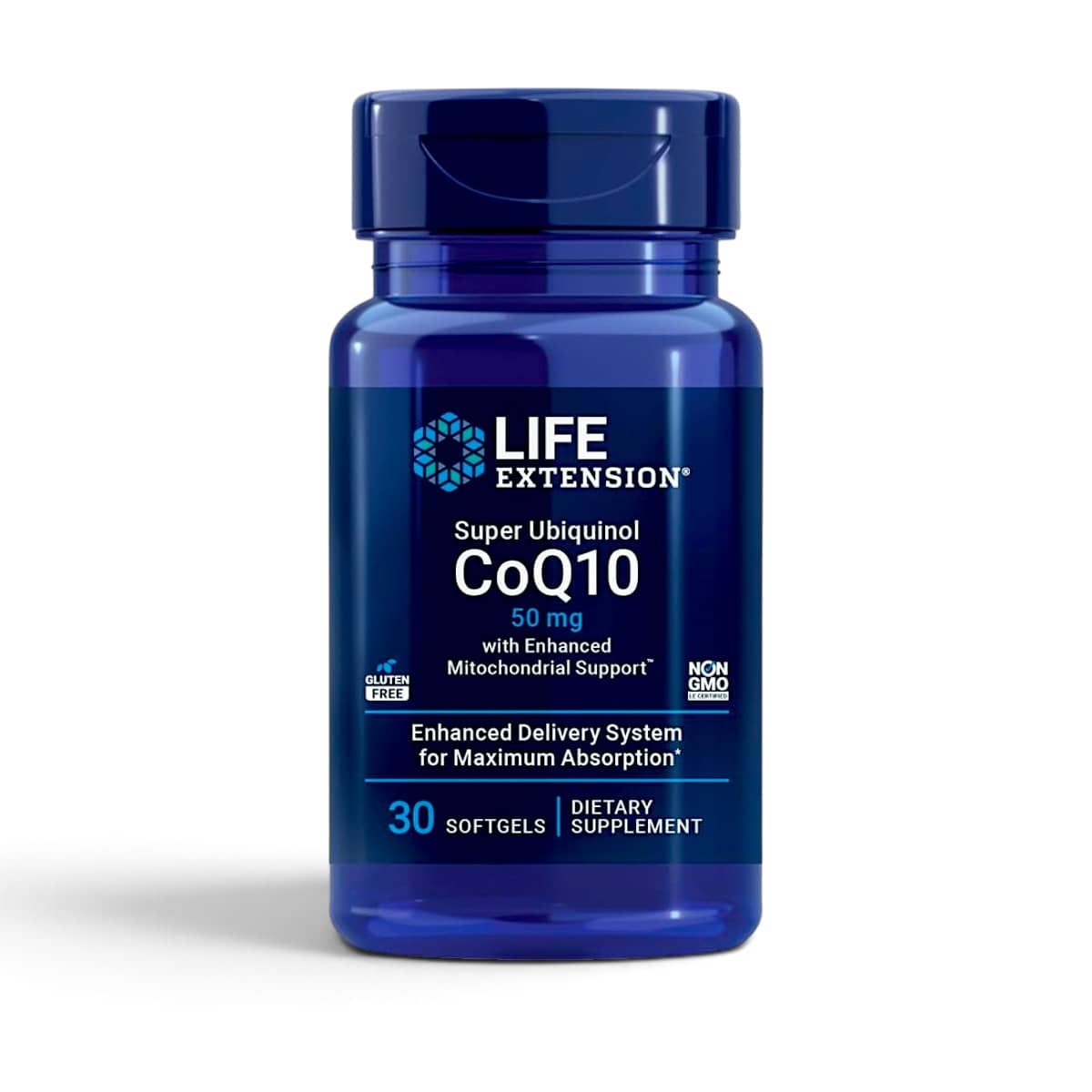 Life Extension, Super Ubiquinol CoQ10 with Enhanced Mitochondrial Support, 30 Softgels 1