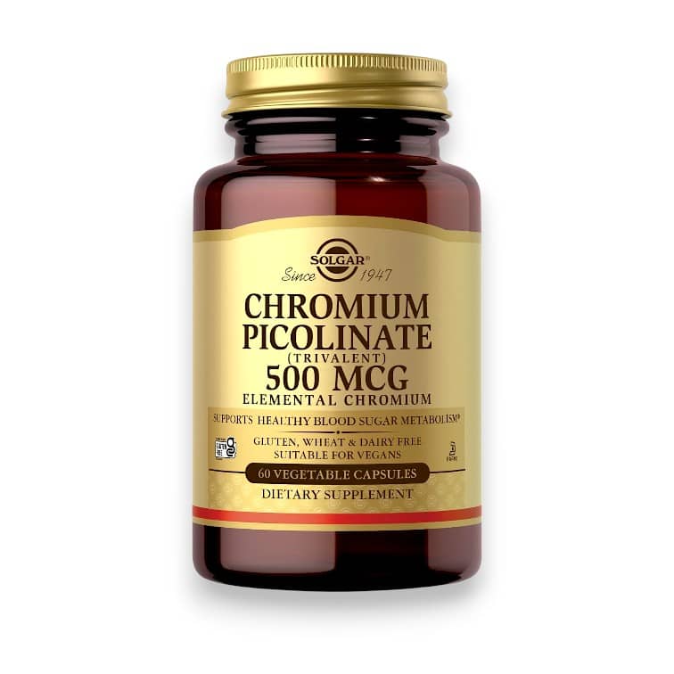 Solgar, Chromium Picolinate, 500 mcg, 60 Vegetable Capsules 1
