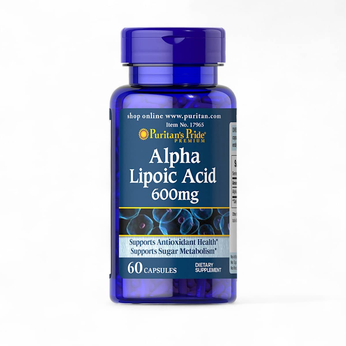Puritan's Pride, Alpha Lipoic Acid 600 mg, 60 Capsules 1