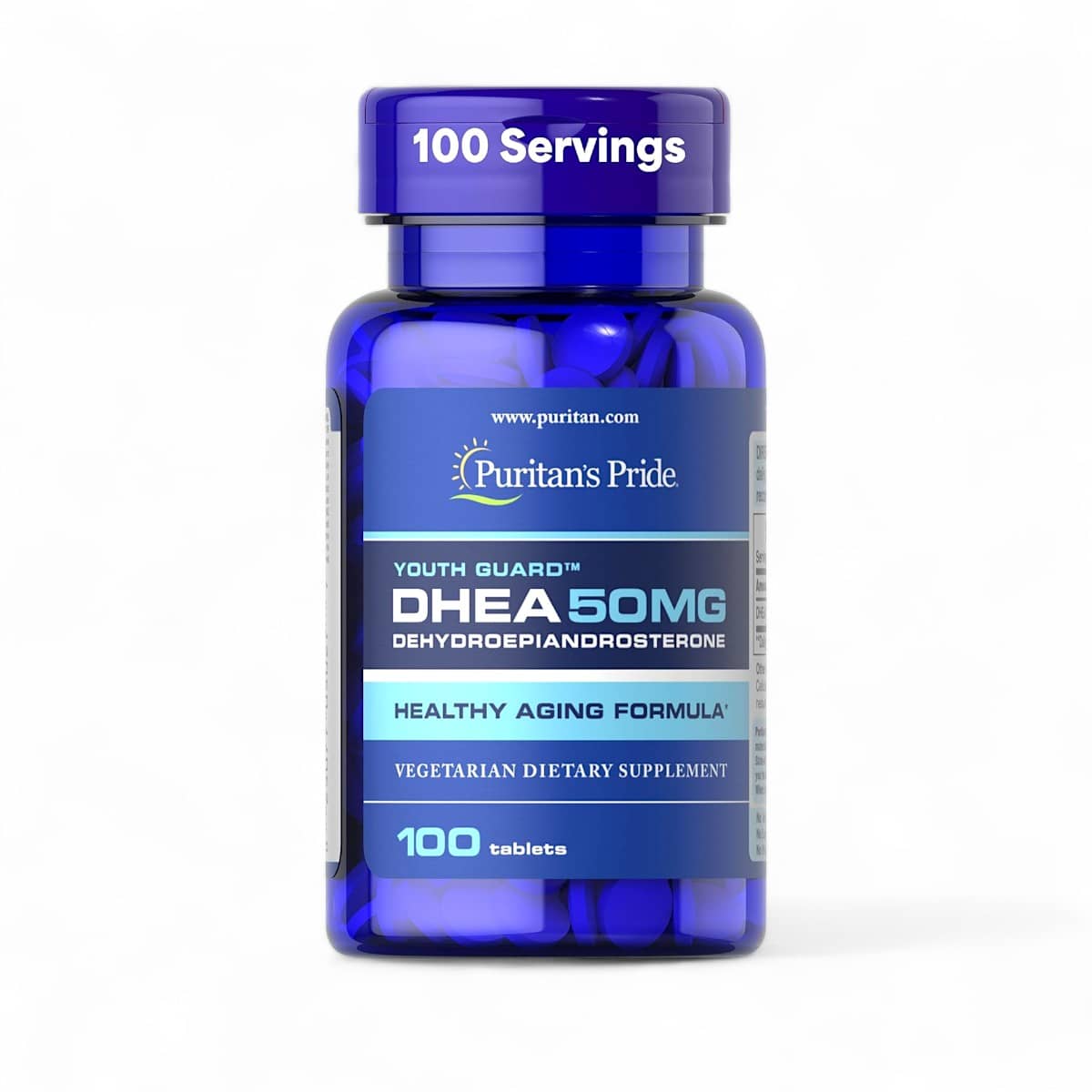 Puritans Pride, DHEA, 50 mg, 100 tablets 1