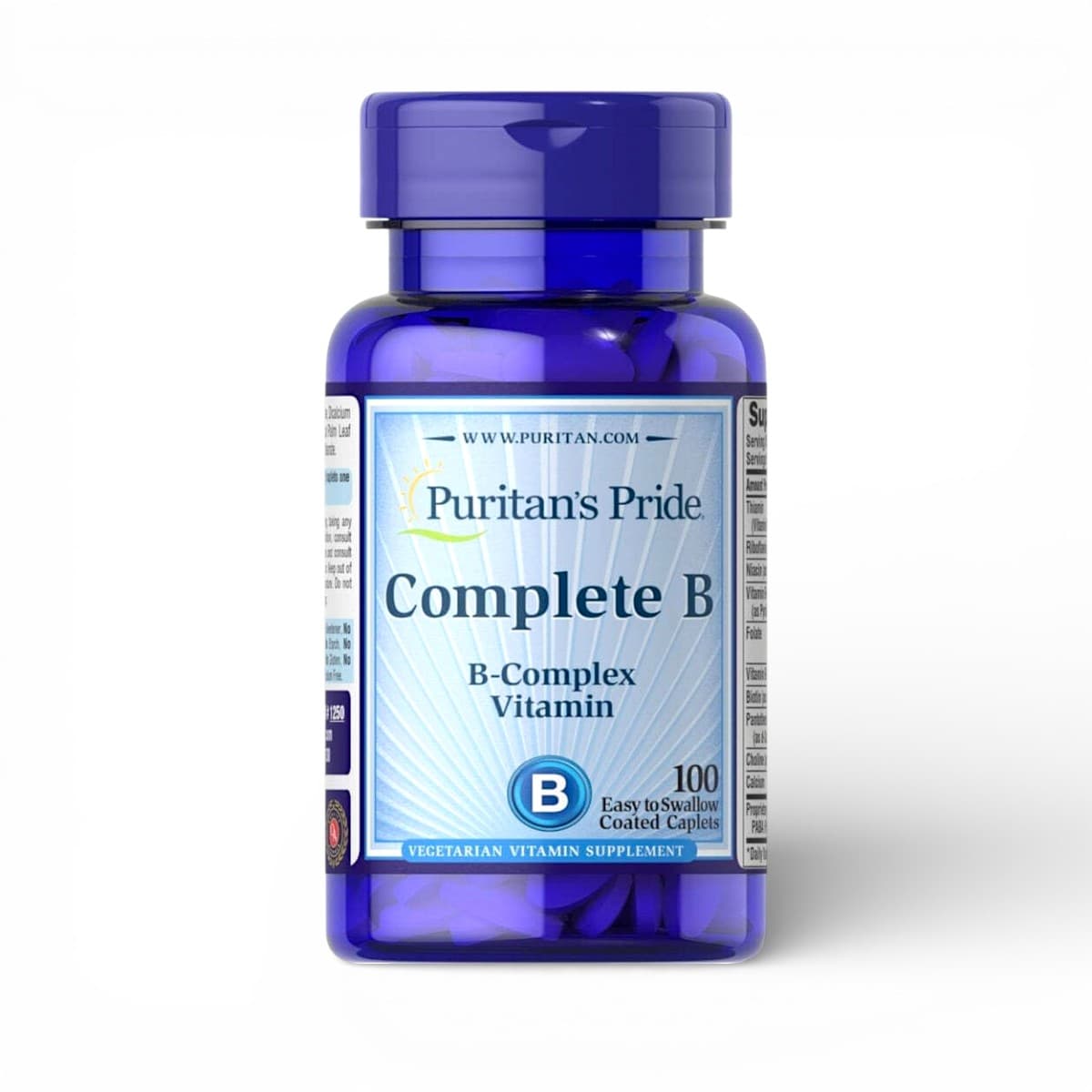 Puritan's Pride, Complete B, 100 Coated Caplets