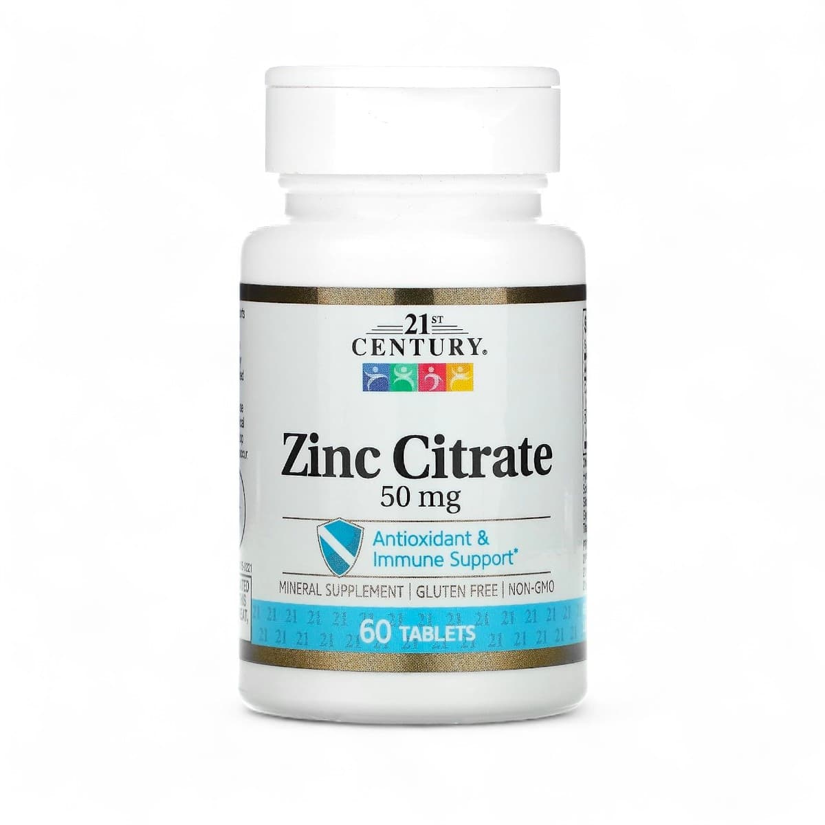 21st Century, Zinc Citrate, 50 mg, 60 Tablets