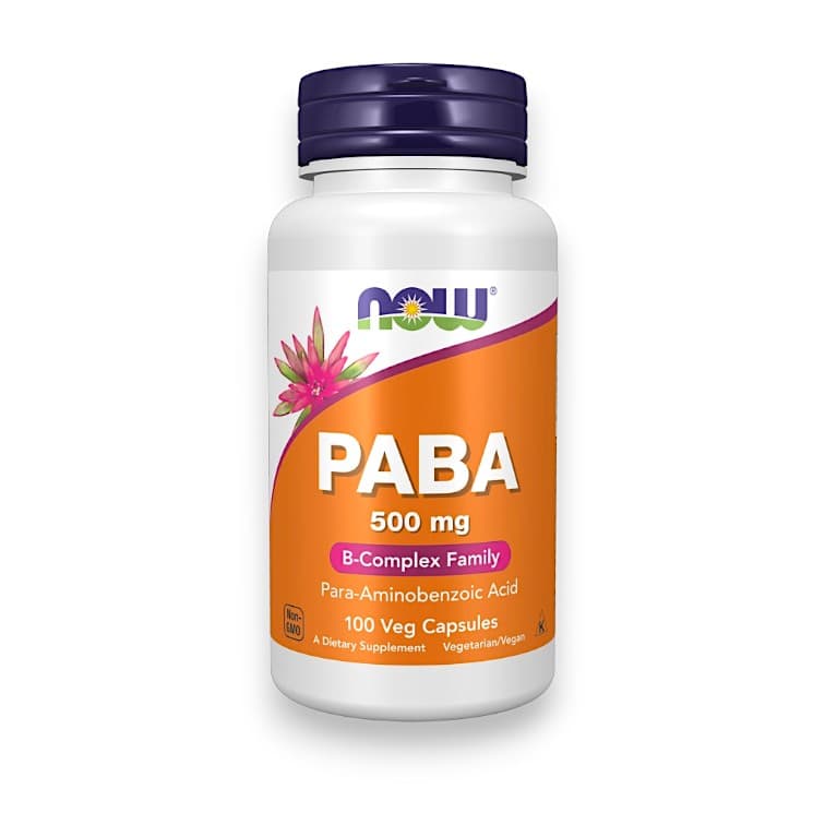 NOW Foods, PABA, 500 mg, 100 Capsules