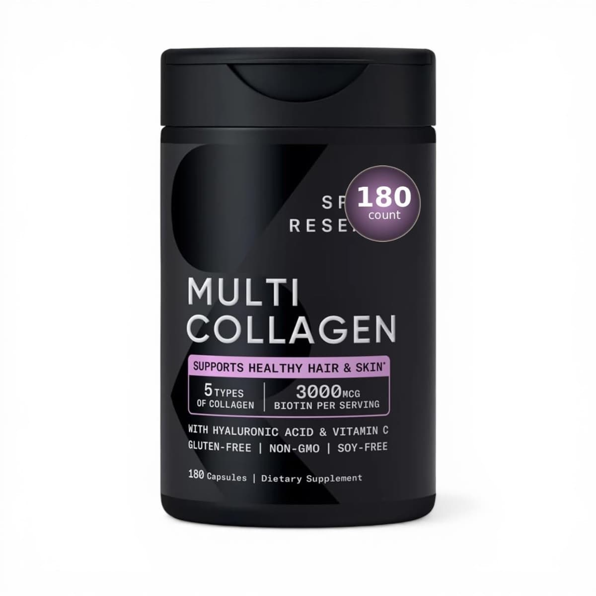 Sports Research, Multi Collagen, 180  Capsules