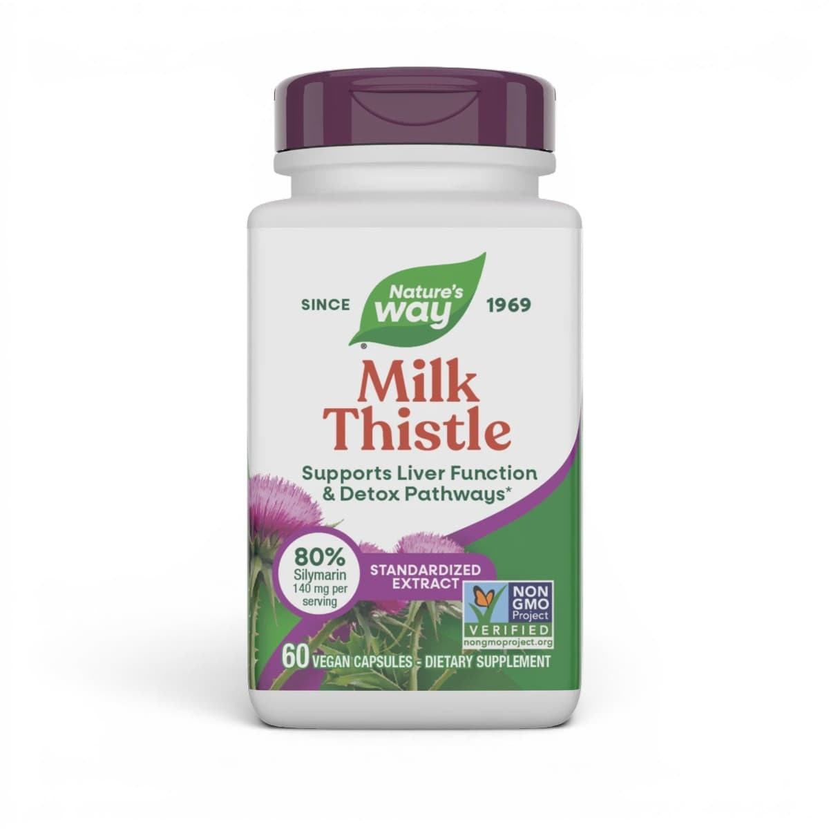 Nature's Way, Milk Thistle, 60 Vegan Capsules