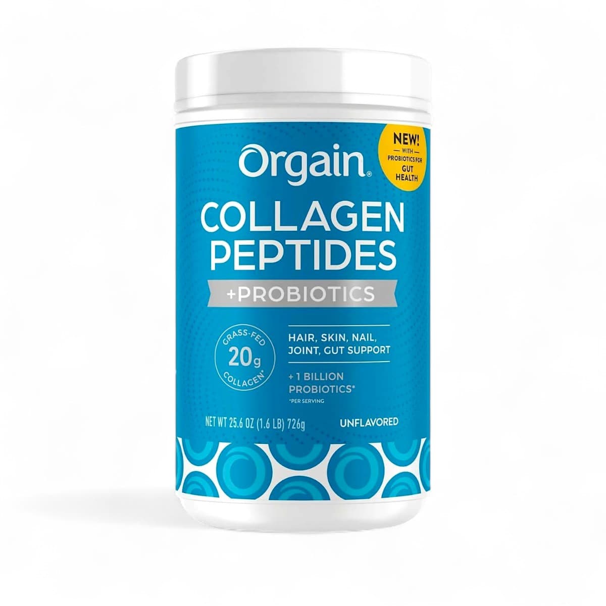 Orgain, Collagen Peptides + Probiotic, 726 gr