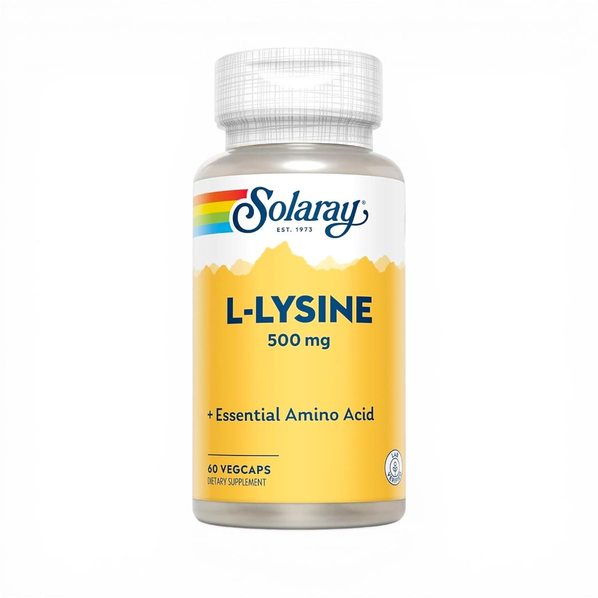 Solaray, L-Lysine, 500 mg, 60 VegCaps