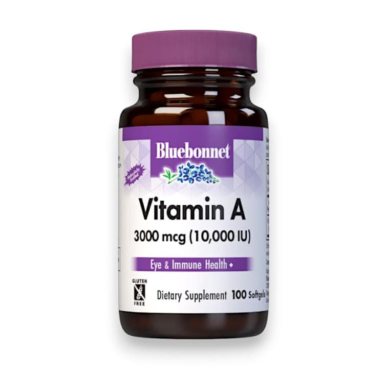 Bluebonnet Nutrition, Vitamin A, 3,000 mcg (10,000 IU), 100 Softgels