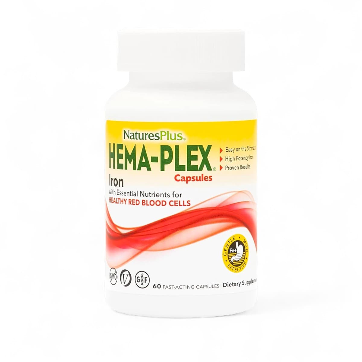 NaturesPlus, Hema-Plex, 60 Fast-Acting Capsules