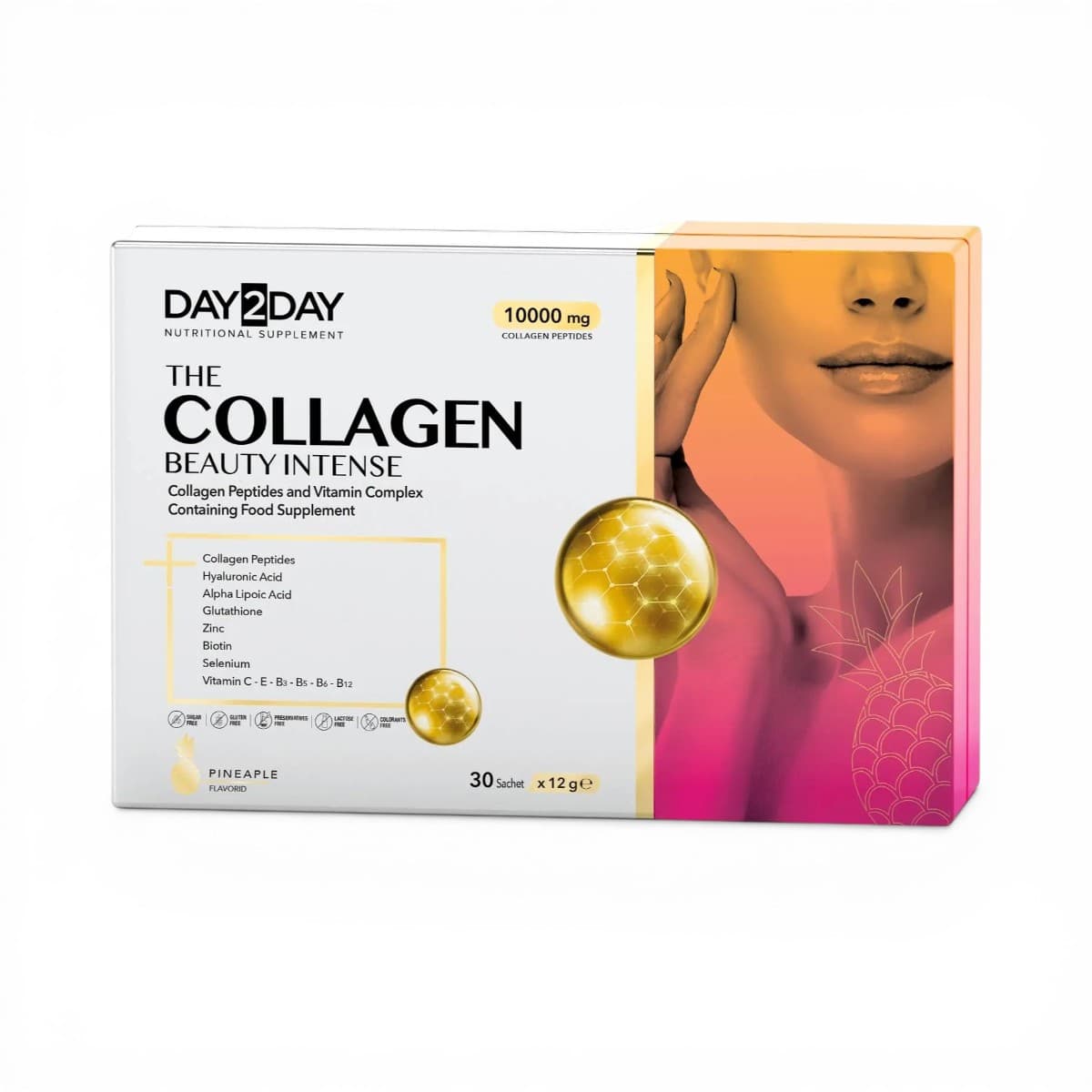 Day2Day, The Collagen Beauty Intense 30 SASHE (вкус ананаса)