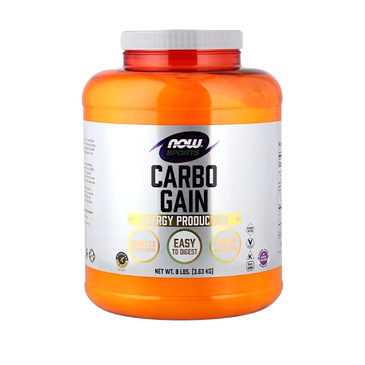 NOW Foods, Sports, Carbo Gain, 8 lbs (3.63 kg)